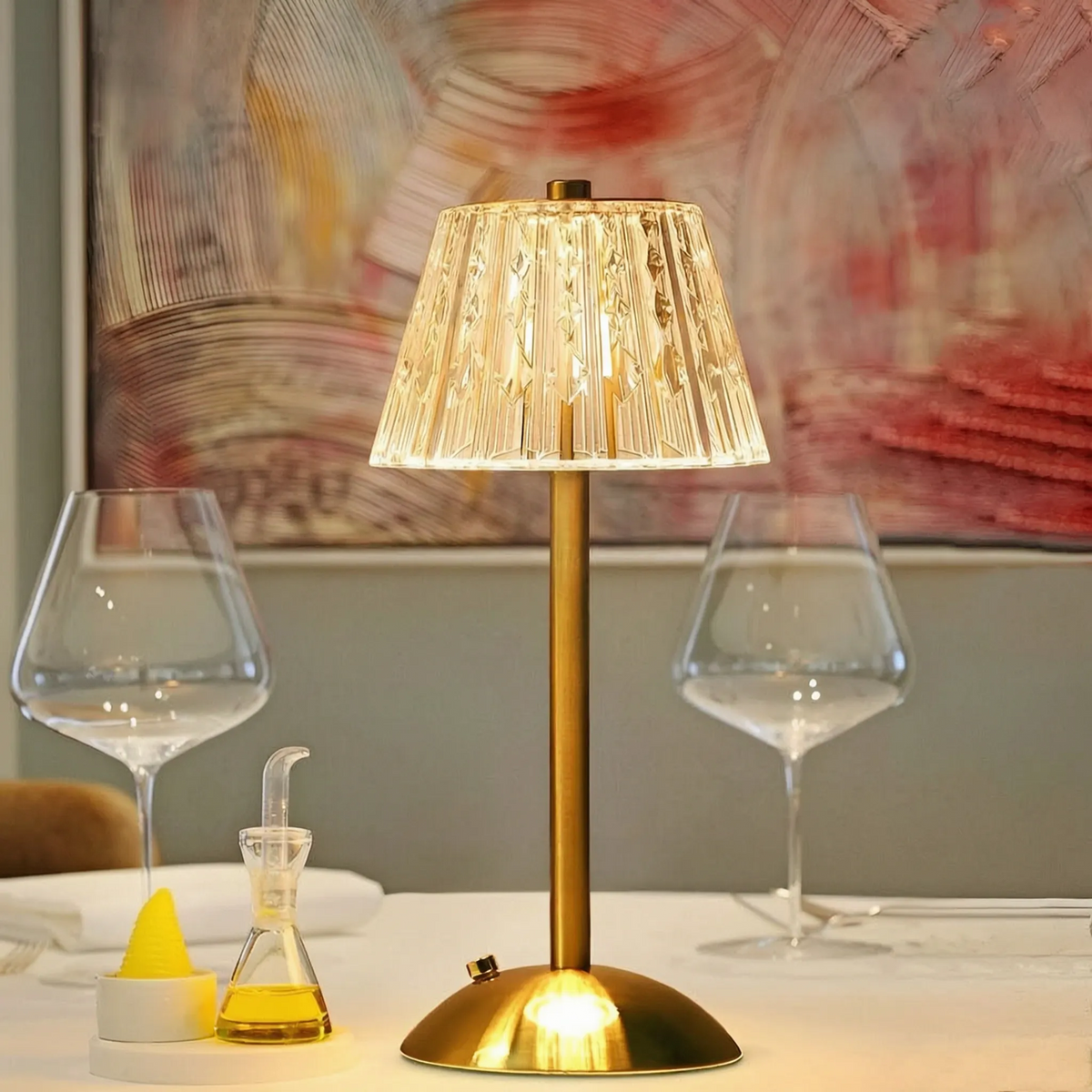 AuraBase - Lampe De Table Rechargeable