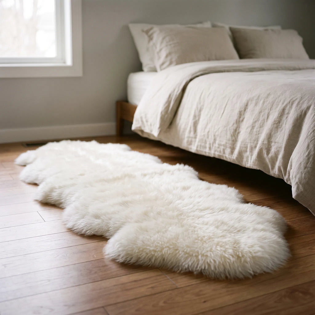 Douxir - Tapis Imitation Peau De Mouton