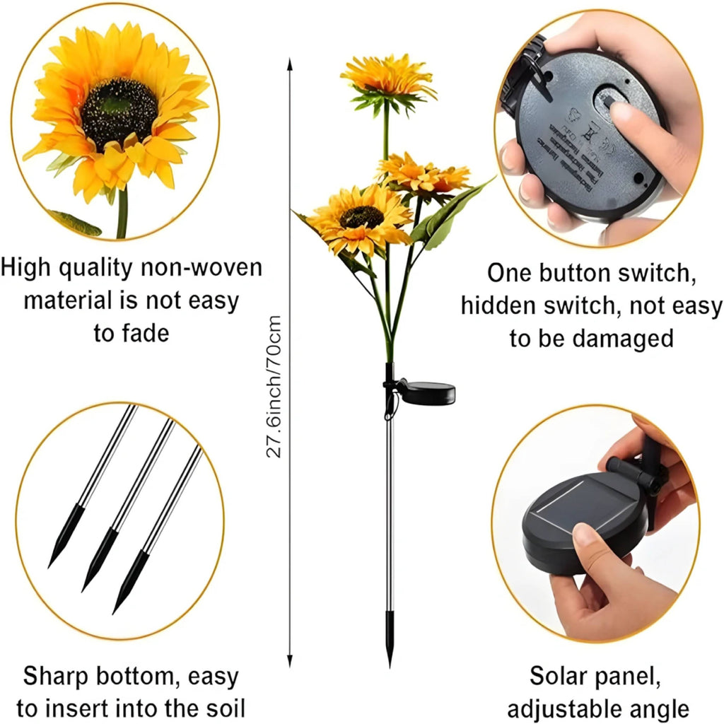 1+1 GRATUIT | SolarBloom™ | Votre paradis de jardin s'épanouit sous la lumière chaude du soleil