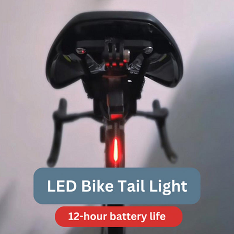 (1+1 Gratuit) Feu arrière LED pour vélo - Circuler en toute sécurité et visibilité !
